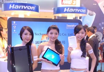Hanvon оснащает CULV-планшет сенсорным экраном с поддержкой мультитач